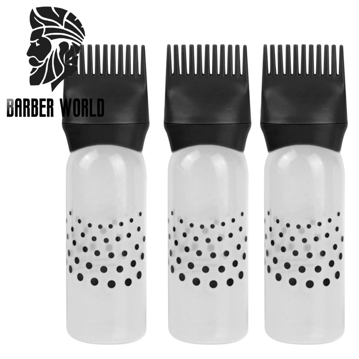 Hair Care Brand - 3PCS Hair Dye Applicator Brush Bottles