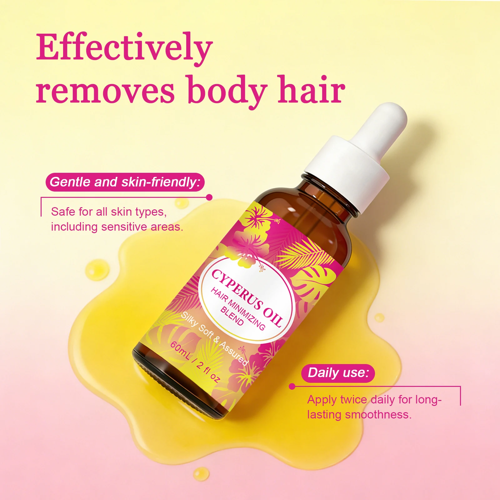 Hair Care Cream - Cyperus Natural Body Oil 60ml –