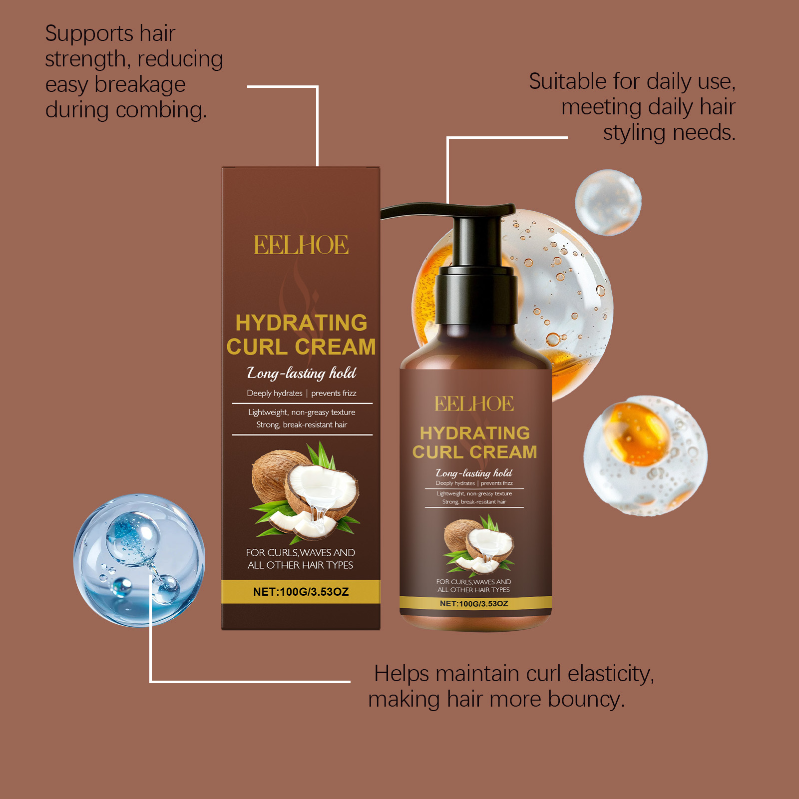 Curl Styling Cream for Wavy an - Hair Care Cream 评论和价格