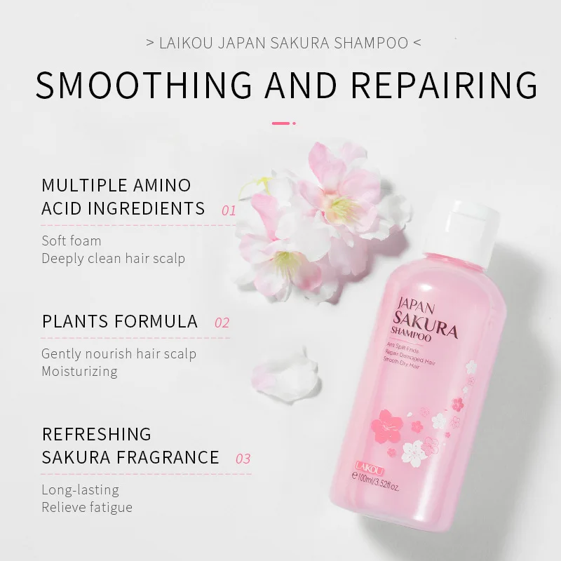 LAIKOU Japan Sakura  Shampoo R - Hair Care In Japan 评论和价格