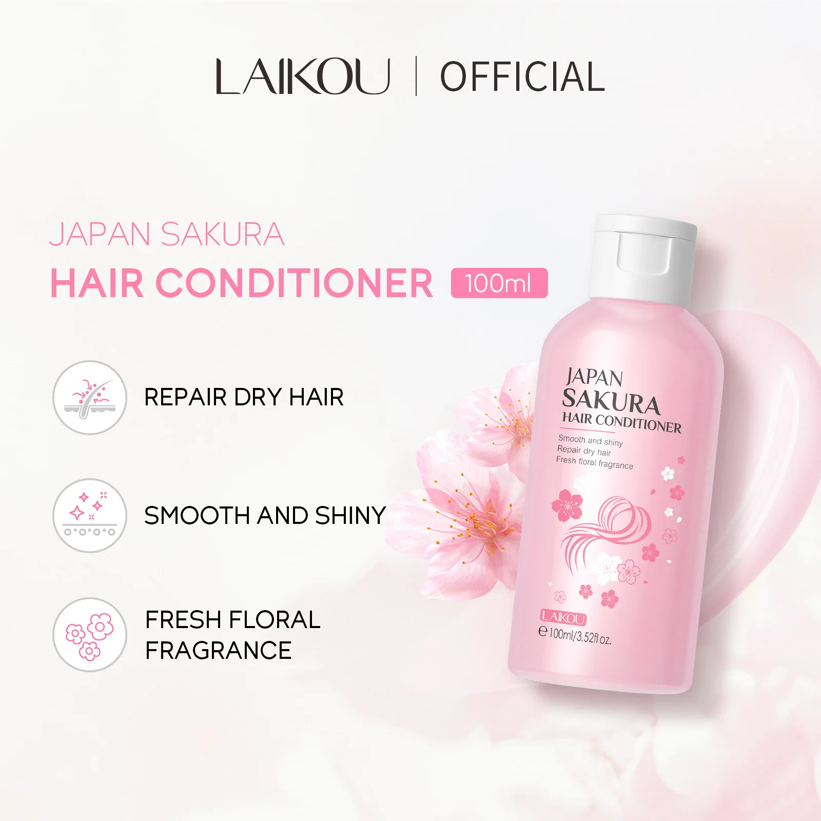 LAIKOU Japan Sakura Shampoo or - Hair Care In Japan 评论和价格