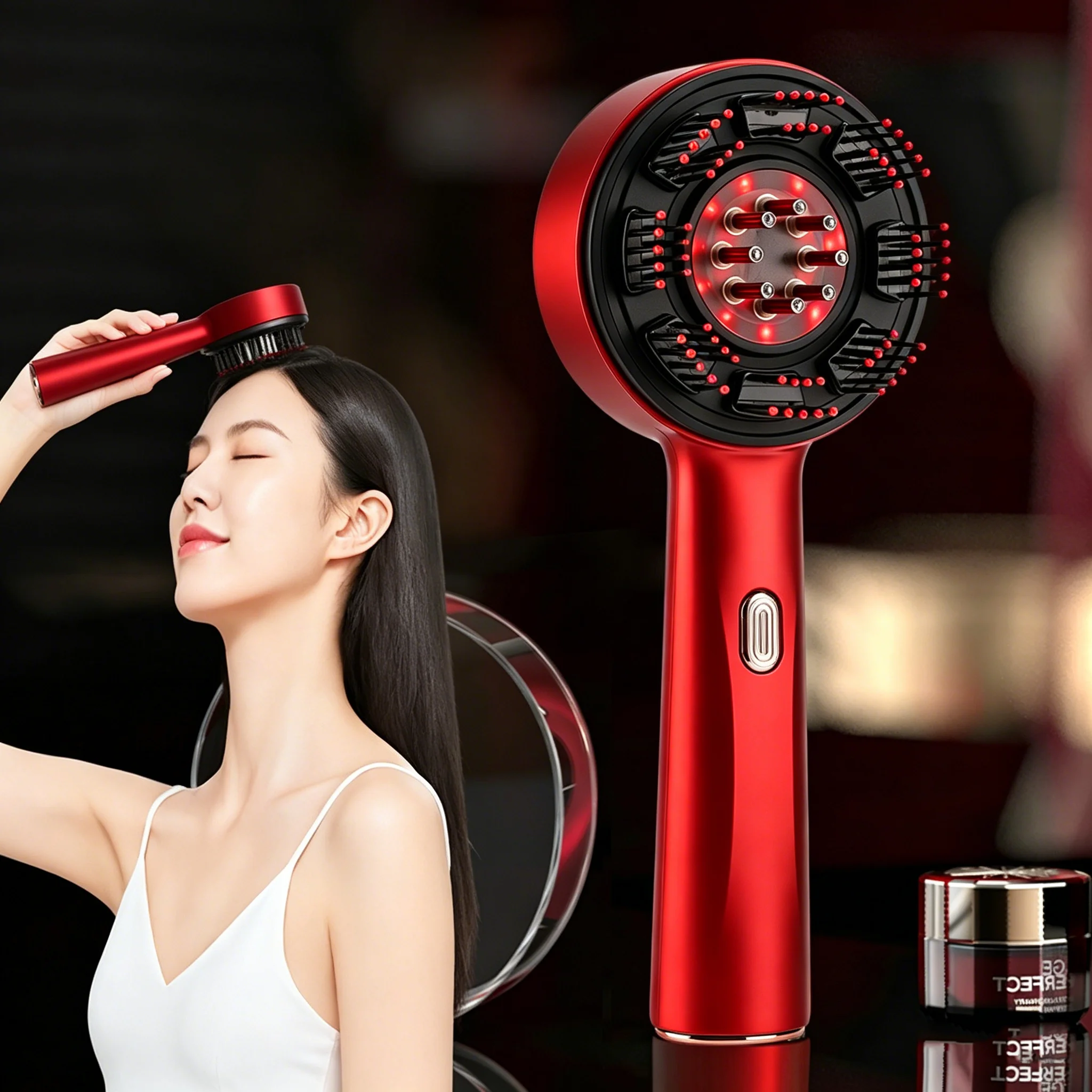 Electric Massage Comb Portable - Hair Growth Serum Oil 评论和价格