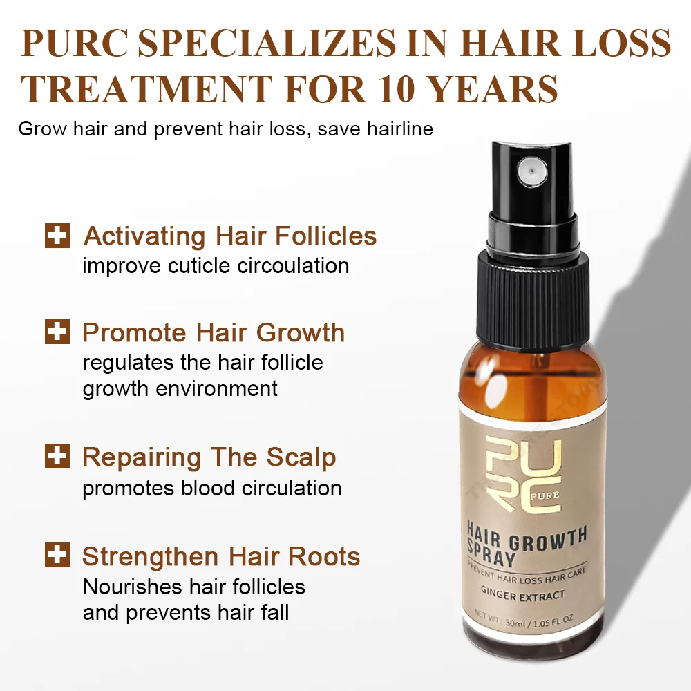 PURC Ginger Hair Spray Root St - Hair Care Serum 评论和价格