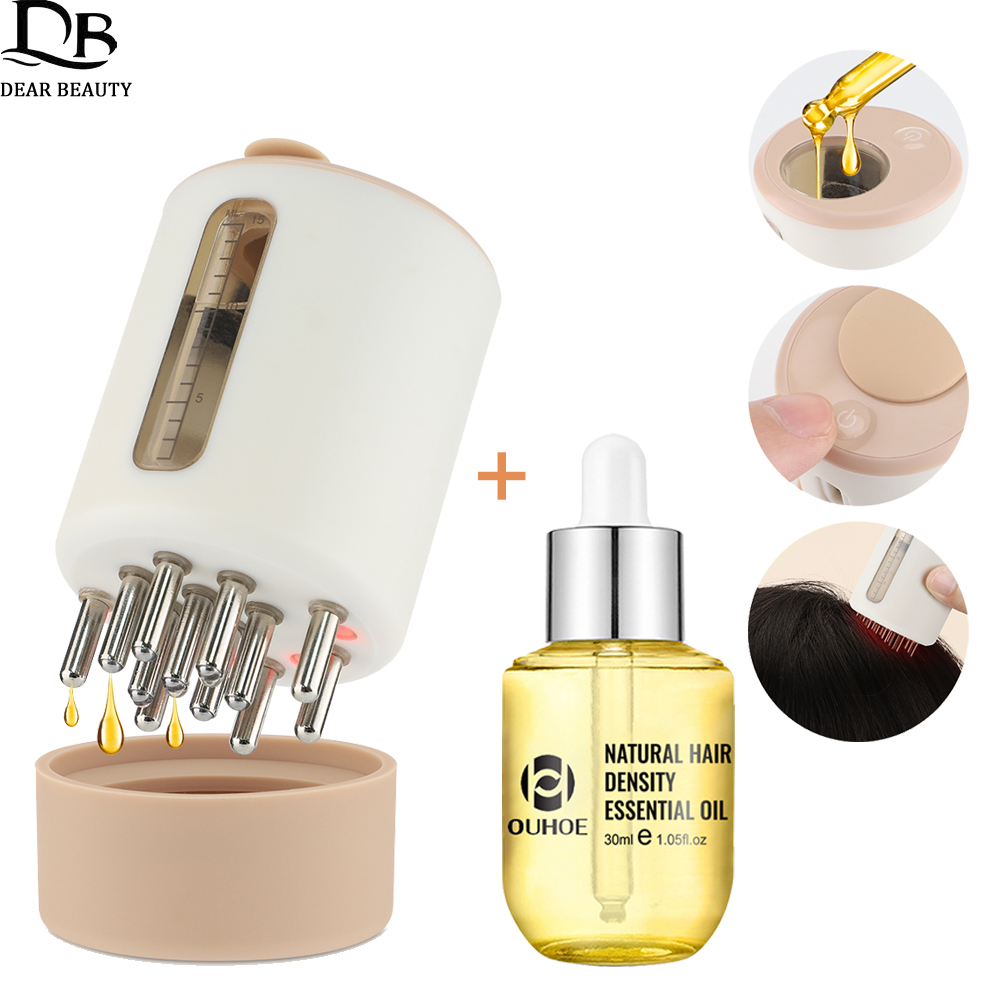 Electric Vibration Head Massag - Hair Growth Serum Oil 评论和价格