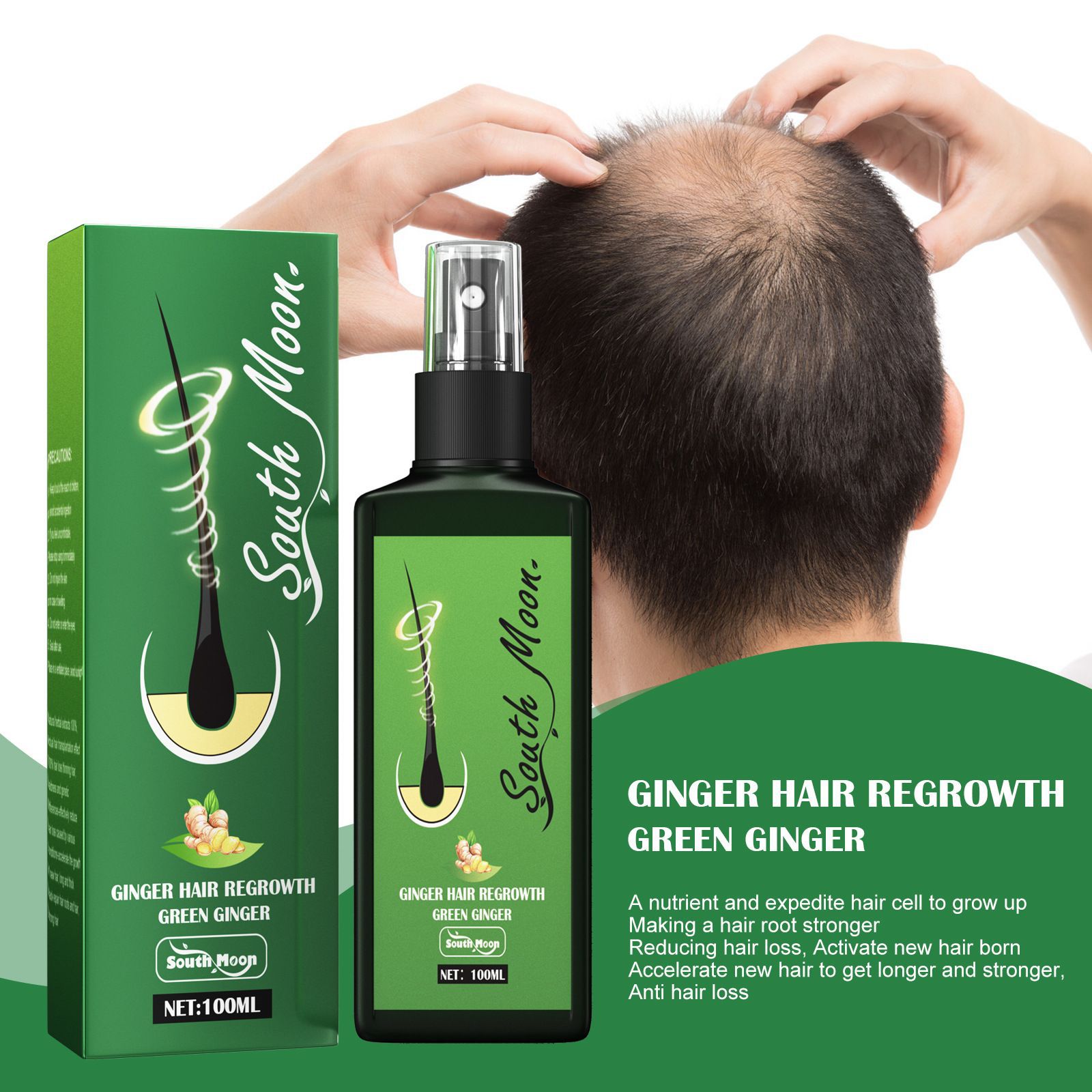 South Moon Ginger Hair Growth  - Hair Care Herbal 评论和价格