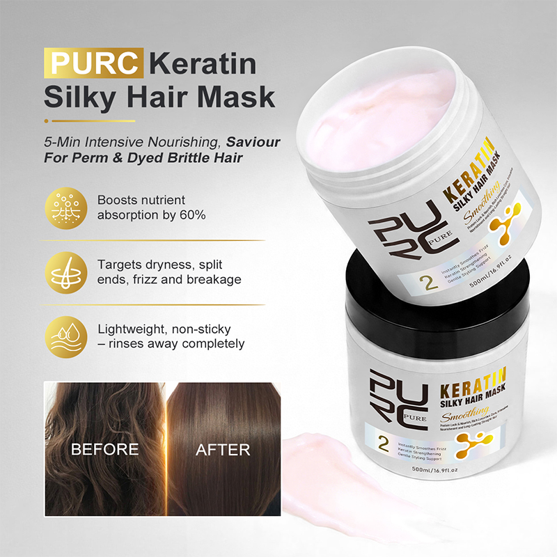 PURC Keratin Treatment Hair Ca - Hair Care Cream 评论和价格