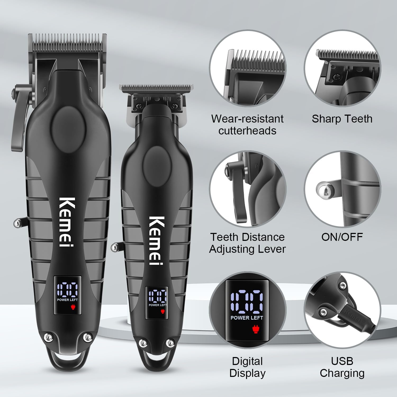 Kemei Hair Clipper Kit for Men - Hair Care Brand 评论和价格