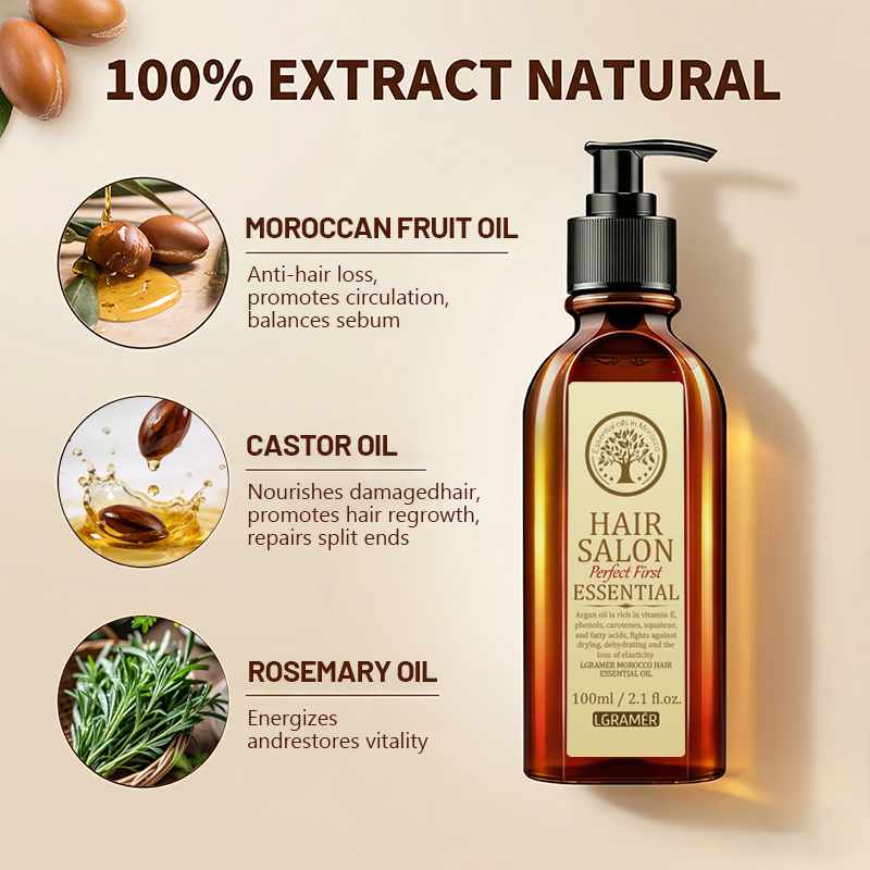 100ml Moroccan Argan Hair Esse - Hair Care Essence Oil 评论和价格