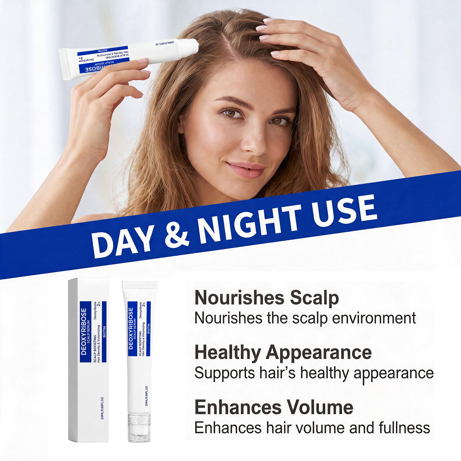 Scalp Serum with Deoxyribose A - Hair Care Essence Oil 评论和价格