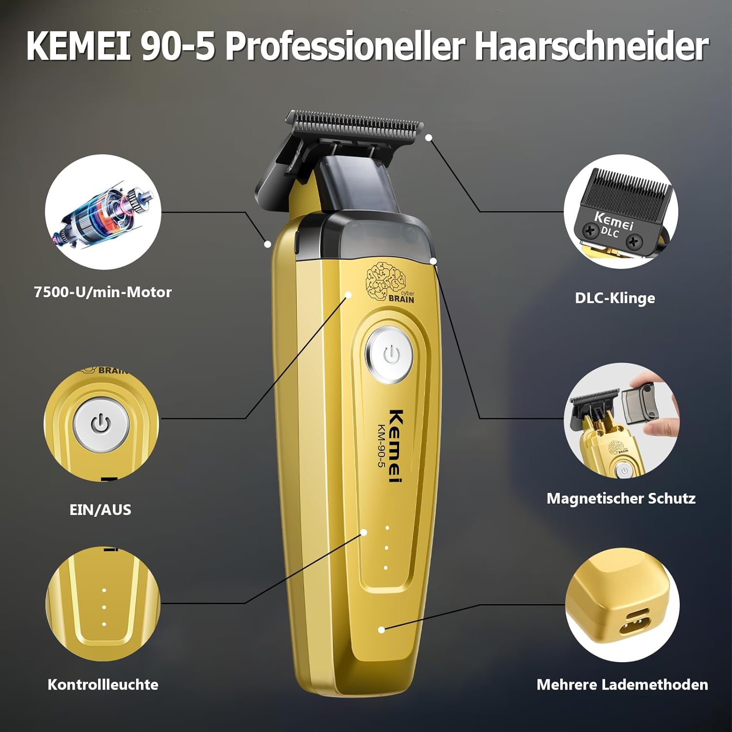 KEMEI Men's Hair Trimmer, Cord - Hair Care Works 评论和价格