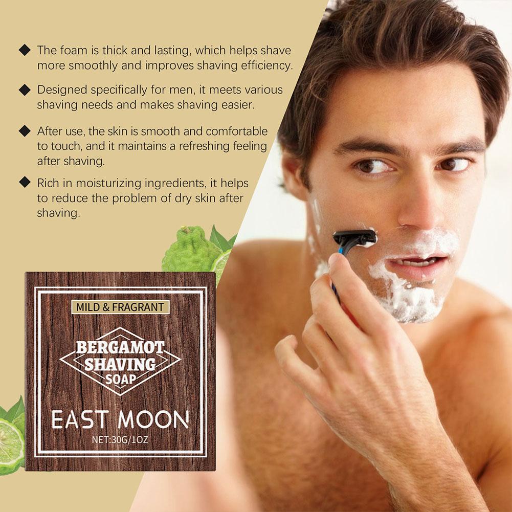 Bergamot Shaving Soap for Men  - Hair Care Cream 评论和价格