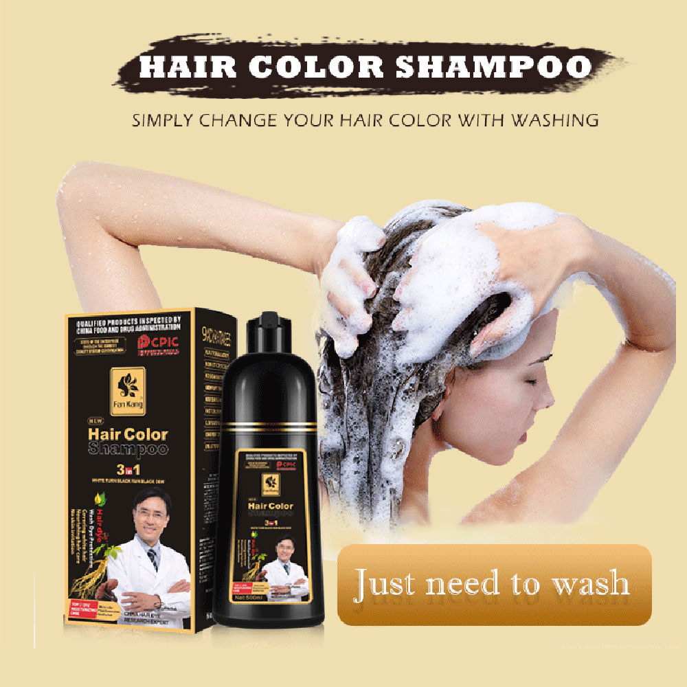 3 In 1 Instant Coloring Shampo - Hair Care Herbal 评论和价格