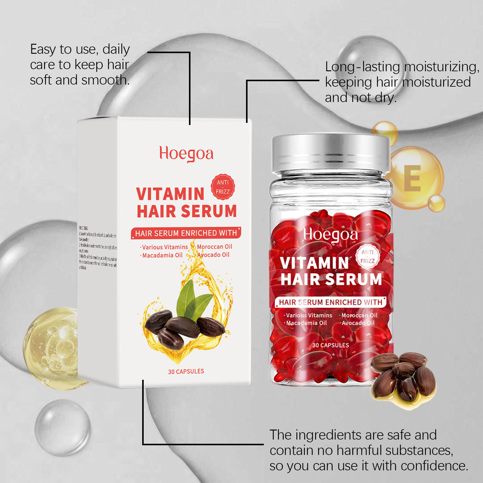 Vitamin Hair Care Serum Capsul - Hair Growth Serum Oil 评论和价格