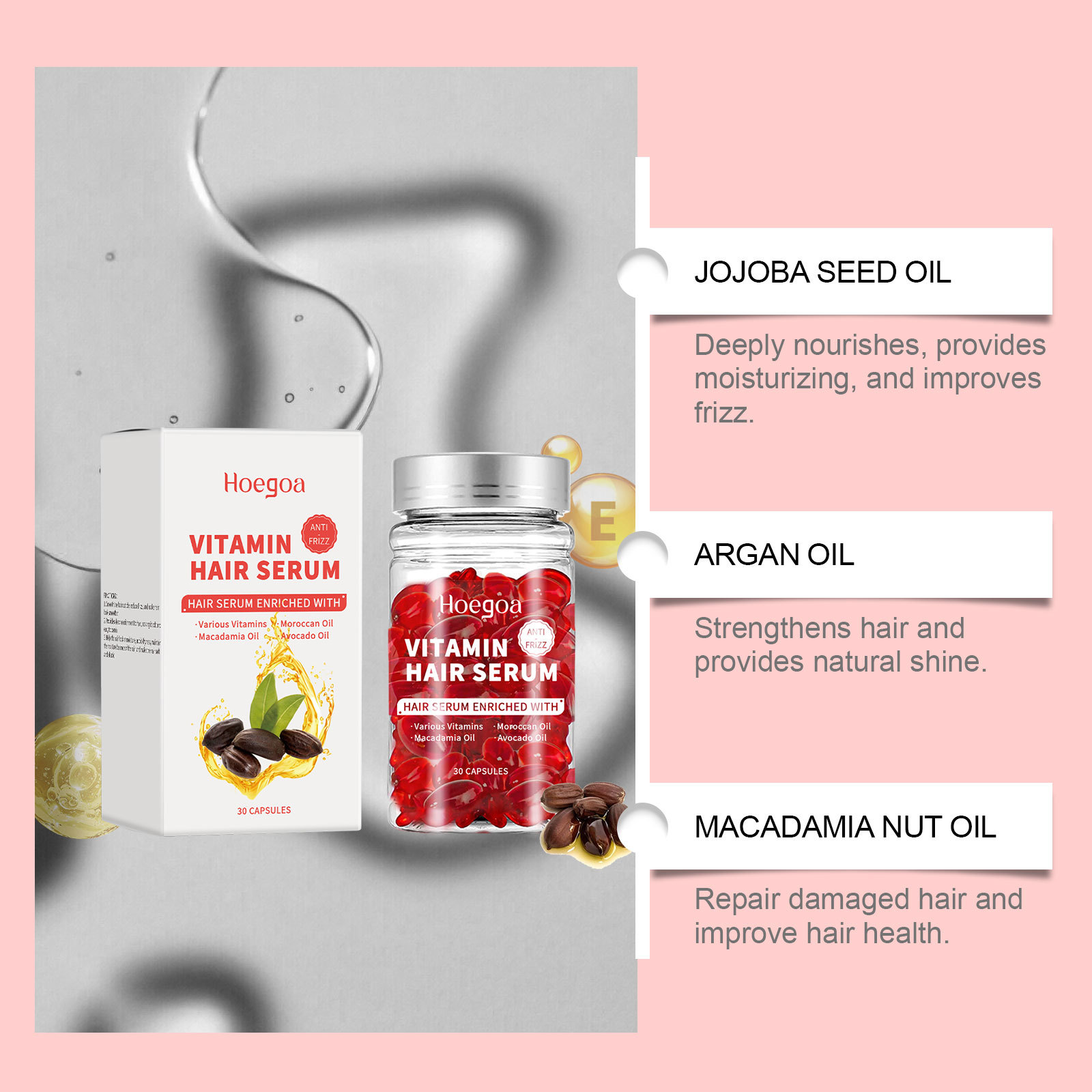 Vitamin Hair Care Serum Capsul - Hair Growth Serum Oil 评论和价格