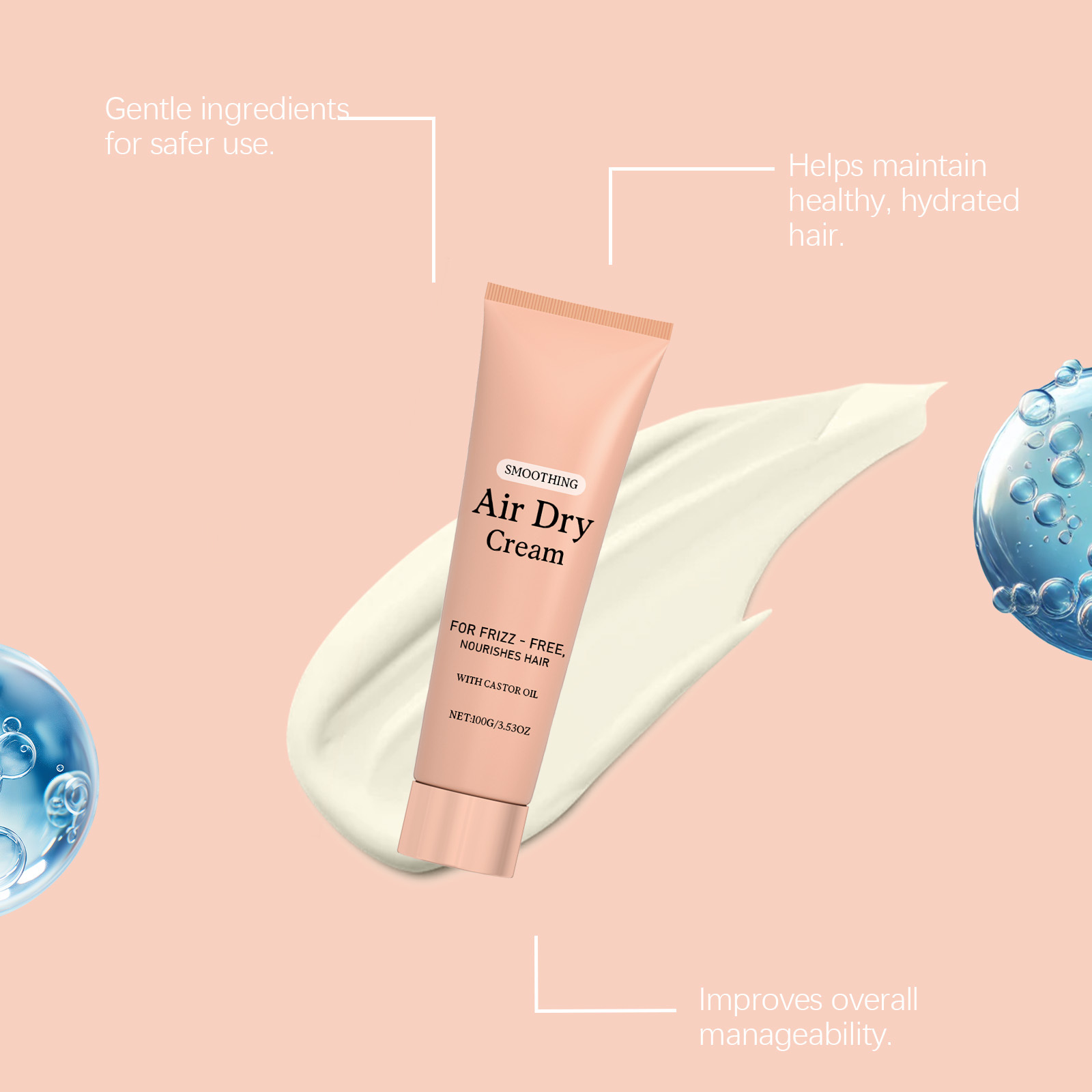 Air Dry Smoothing Hair Cream A - Hair Care Cream 评论和价格
