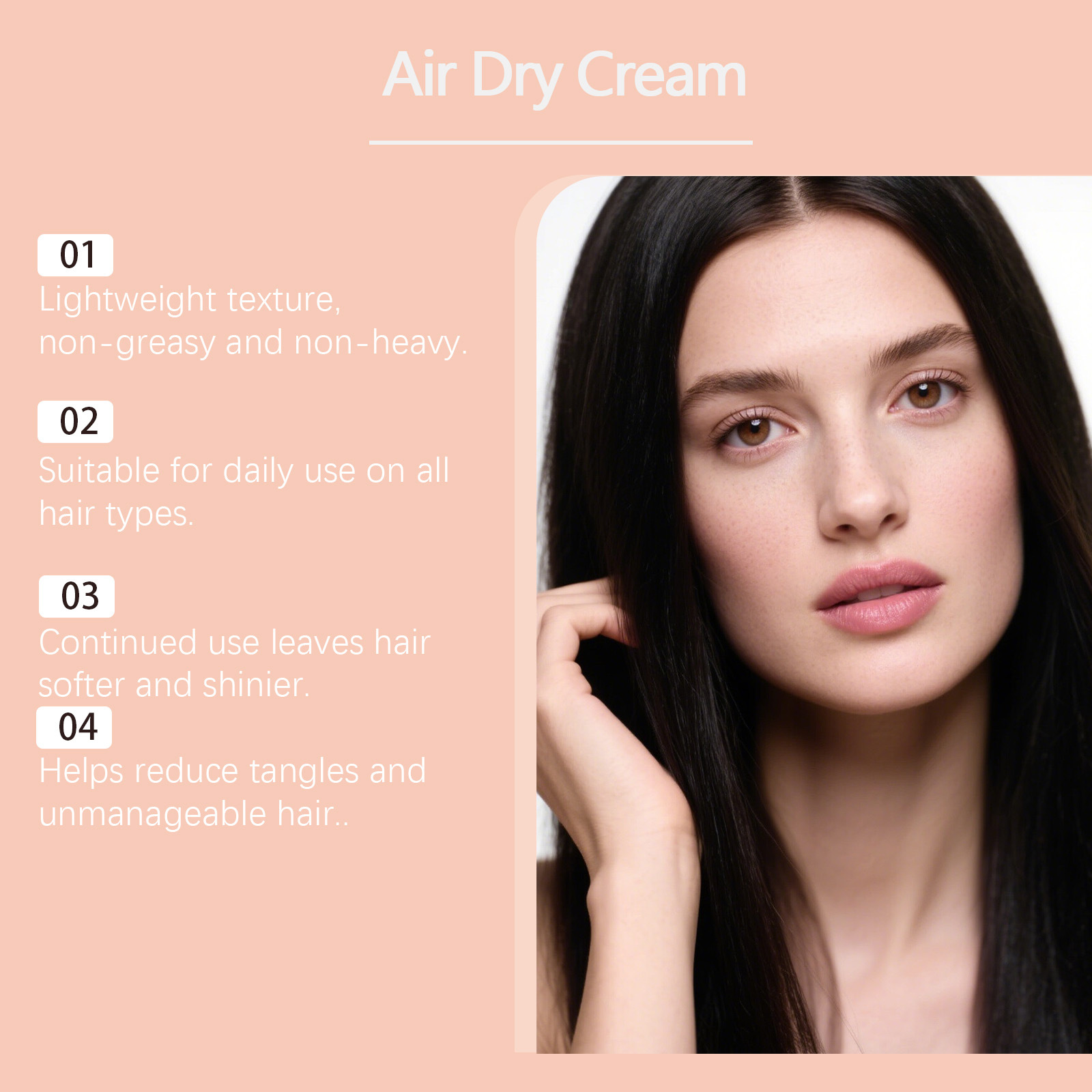 Air Dry Smoothing Hair Cream A - Hair Care Cream 评论和价格
